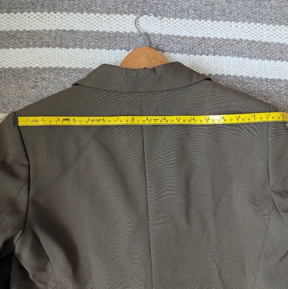 NWT Zara Olive "Basic Blazer" - Picture 6 of 6